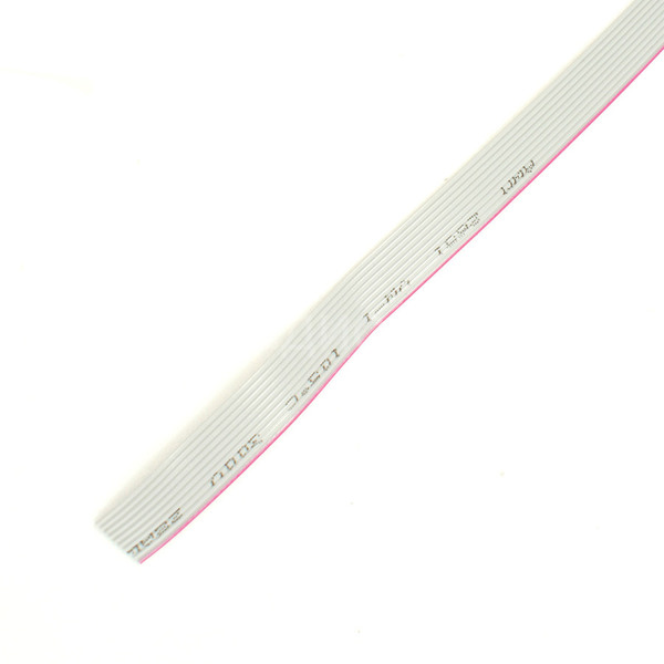 Плоский кабель (шлейф) RC-10 / FRC-10, 28AWG 10 жил, шаг 1.27мм №5.008