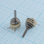 Резистор переменный 3.3 кОм 1 Вт 10% ППБ-1А 2017г. вал 4/16 мм