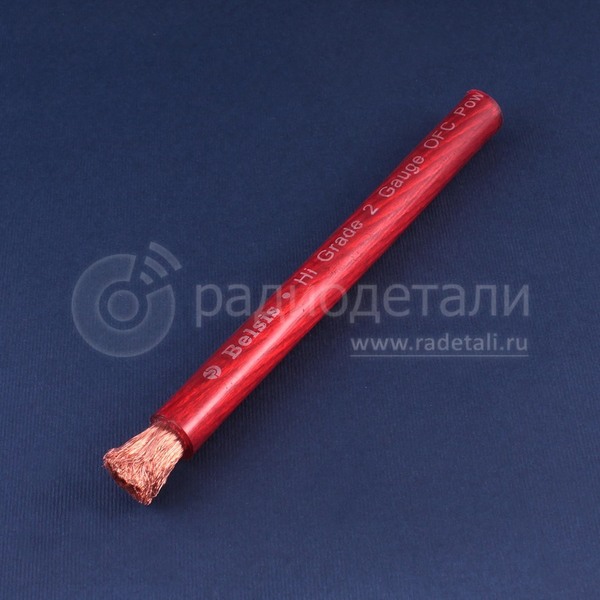 Автомобильный силовой кабель 1x33mm² (2Ga) BW7426 Belsis красный