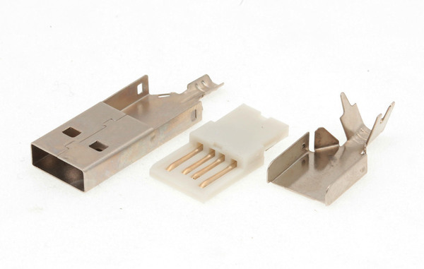 Штекер USB-A на кабель 4.304