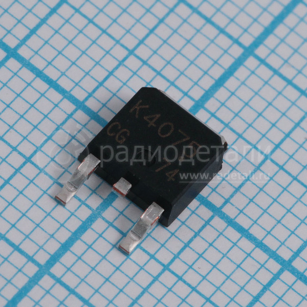 Транзистор полевой 2SK4075 N-канальный 40V 60A 52W TO-252 Китай