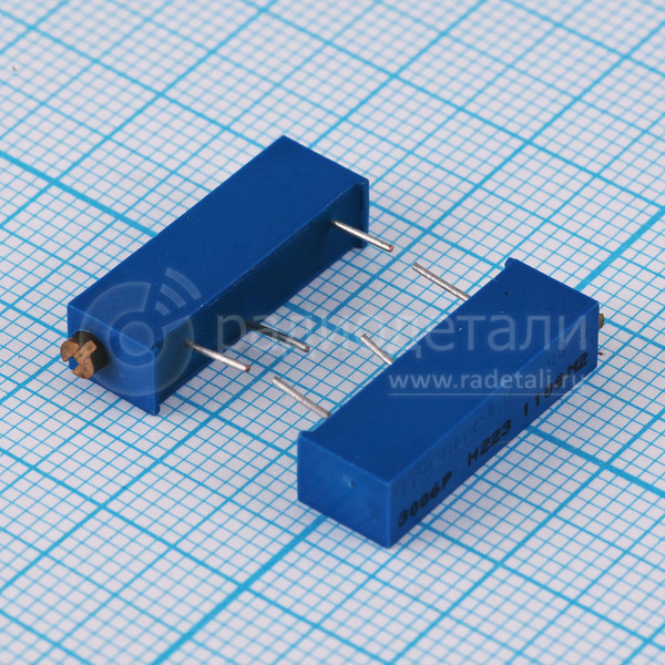 Резистор подстроечный 3006P 10 кОм 0.75 Вт TSR-3006P-103R SUNTAN