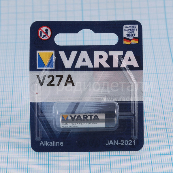 Батарейка A27 12V 4227 Varta