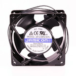 Вентилятор 120х120х38мм AC 220V 20W подшипник скольжения, питание 2 pin JA1238H2SON-L JAMICON