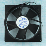 Вентилятор 200х200х60мм AC 220V 0.31A подшипник качения, встраиваемый, питание 2 pin 18.039