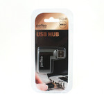 USB-HUB Perfeo PF-VI-HO24, 3 порта USB 2.0, черный