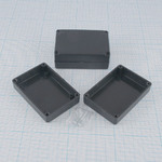 Корпус 72х50х28 мм, пластик, черный BOX-G026
