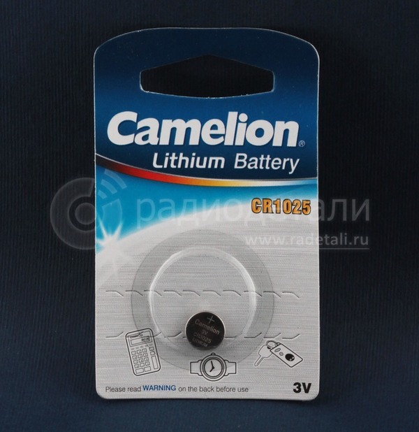 Батарейка CR1025 Camelion