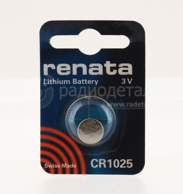 Батарейка CR1025 Renata