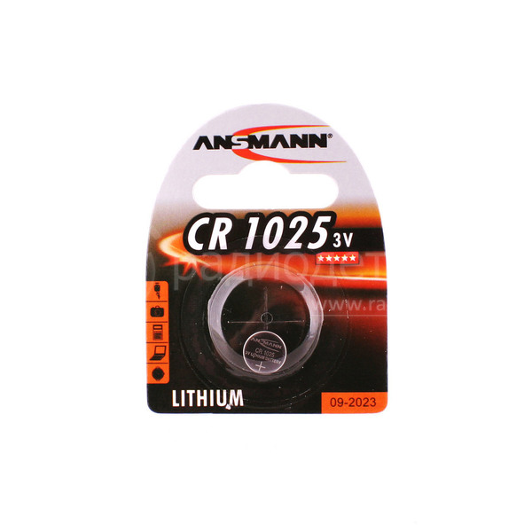 Батарейка CR1025 Ansmann