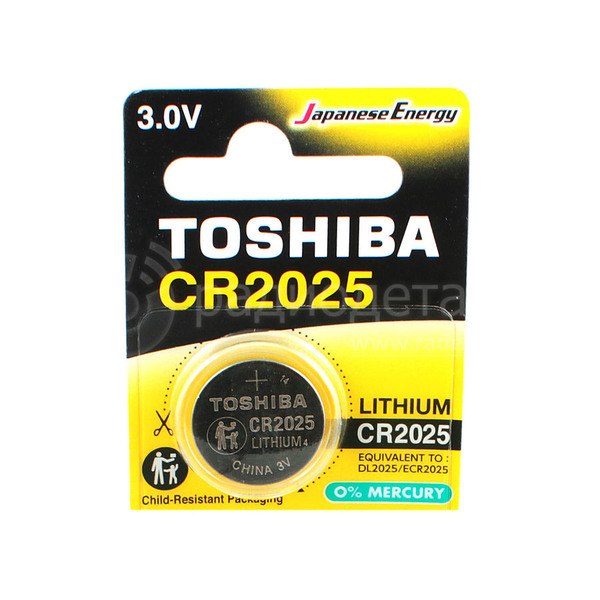 Батарейка CR2025 Toshiba