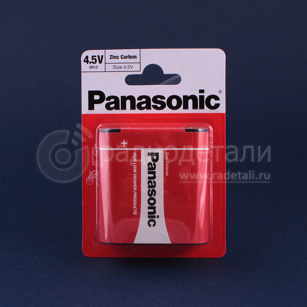 Батарейка Panasonic Zinc Carbon 3R12 4.5V BP1
