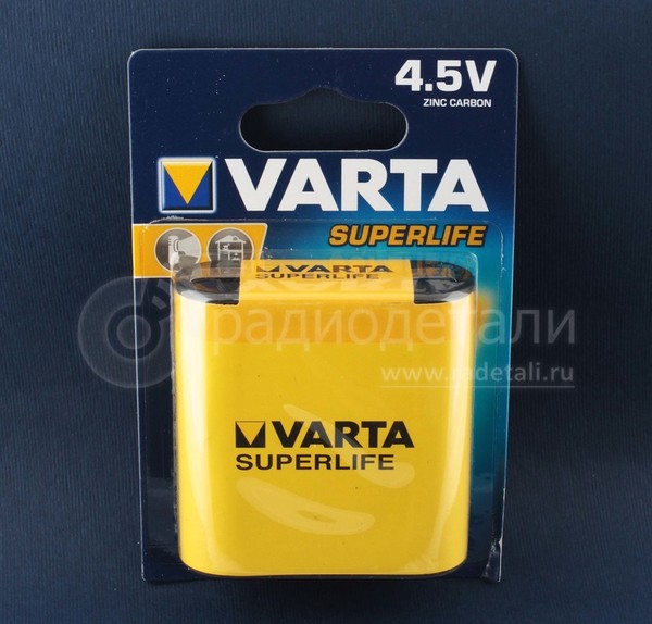 Батарейка Varta Superlife 3R12 4.5V 2012 BP1