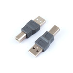 Переходник USB A штекер - B штекер, 6-082