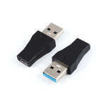 Переходник USB A штекер - USB Type C гнездо PERFEO