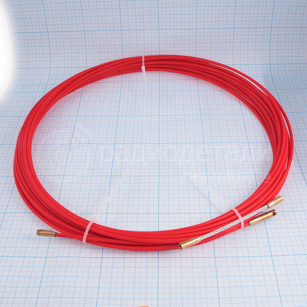 Устройство для протяжки кабеля (кабельный кондуктор) 15м, d=3.5mm, стеклопруток 47-1015