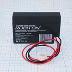 Аккумулятор свинцово-кислотный 12В, 0,8Ач (ШхВхТ,96х62х25мм) Robiton VRLA12-0.8