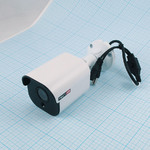 Видеокамера уличная 1/2.5 CMOS, 5Мп, F=3.6мм 84гр. ИК-подсветка 20м,12В/250мА PT-MHD5M-MB