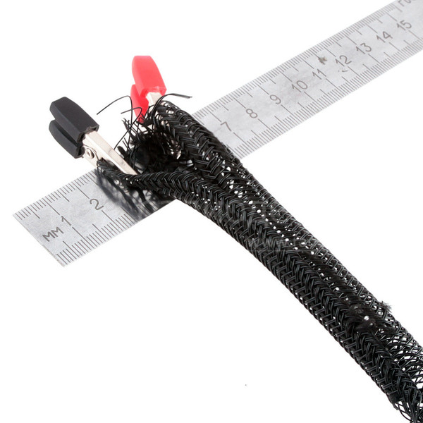Оплетка для жгутов самоскручивающаяся d=10-12мм 1метр, SS-10SC черная