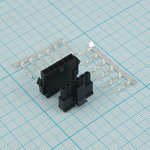Комплект разъемов 6-pin Micro-Fit 3.0 mm (линейный)