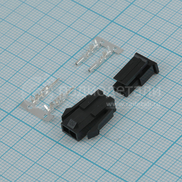Комплект разъемов 2-pin Micro-Fit 3.0 mm (линейный)