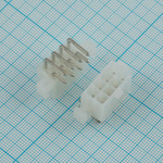 Разъем 8-pin Mini-Fit MF-2x4 R штекер на плату угловой шаг 4,2мм