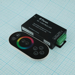 Контроллер RGB с радио-ПДУ Black 12V/24V, 18A, 7кн. + сенсорный выбор цвета LD55