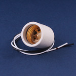 Электрический патрон E27 для импортных люстр керамика провод 35 см