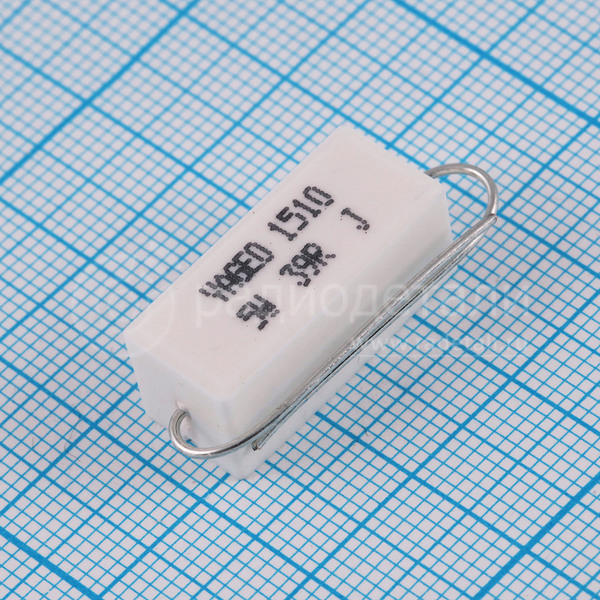 Резистор постоянный 39 Ом 5 Вт 5% SQP500JB-39R Yageo