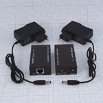 Комплект для передачи HDMI по витой паре (3D, 1080P, Ethernet), до 60м (б/п в комплекте)