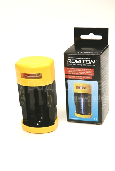 Тестер для батареек и аккумуляторов ROBITON BT1