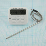 Термометр для духовоки (-50° +300° C), с таймером, звуковой сигнал TA-278