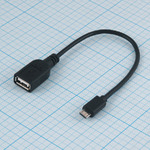 USB 2.0-A гн.- micro USB шт. 0.13m OTG кабель