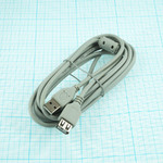 USB 2.0-A шт.- USB-A гн. 3.0m, с ферритом 5-905 PREMIER