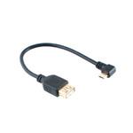 USB 2.0-A гн.- micro USB шт. угловой 0.15m GREEN connection