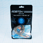 Lightning (iPhone 5/6/7) + Micro USB шт.- USB-А шт.,1.0m Robiton P10