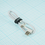 USB 2.0-A шт.- USB Type C шт.,1.0m, угловой, в оплетке, Perfeo U4905