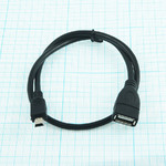 USB 2.0-A гн.- mini USB 5pin шт. переходник 0.5m Perfeo U4201