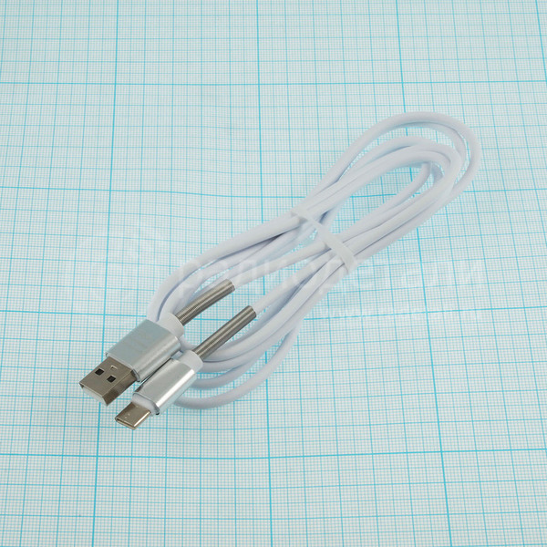 USB 2.0-A шт.- USB Type C шт.,2.0m, в резиновой изоляции