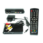 Цифровая приставка DIGIFORS HD65, (DVBT2/DVB-C, HD), HDMI, YouTube, IPTV (внешний блок питания)