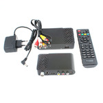 Цифровая приставка WunderTECHNIC WT2-P2511, (DVB T2/DVB-C, HD),YouTube IPTV, MEGOGO, HDMI, 3xRCA