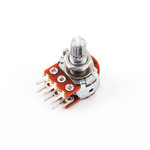 Резистор переменный 50/50 кОм 20% 0,125Вт линейная (В) вал 6/15 (сдвоенный) RV16A01F-20-B50K-3 Alpha