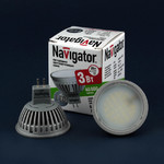 Светодиодная лампа GU5.3 220V 3W 3000K MR16 Navigator NLL- MR16-3-230-3K (94 255)