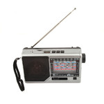 Радиоприёмник RITMIX RPR-151, 3хR6 или LiIon, 64-108 МГц, 6,8-22,0 МГц, 53-1600кГц, USB, SD карта