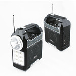 Радиоприёмник RITMIX RPR-444, 220V/3хR20(D), 88-108 МГц, 8-16,0 МГц, 530-1600кГц,USB, фонарь+светил.