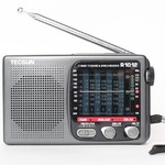 Радиоприёмник Tecsun R-1012, (87-108МГц, 525-1610КГц, 5.95-21.85МГц), питание 2хАА (DC 3V)