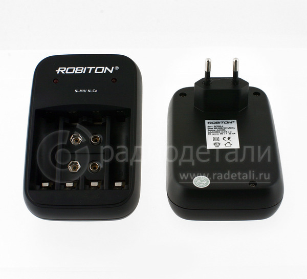 Зарядное устройство Robiton SC200-4 (2 - 4 АА/ААА, 1-2 9V), Ni-CD/Ni-MH