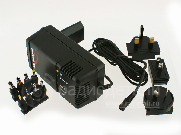 Зарядное устройство Ansmann ACS110 TREVELLER для аккумуляторных батарей 1.2-12V, емк. 800-7200mAh