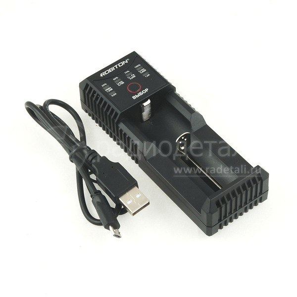 Зарядное устройство Robiton MasterCharger 1B USB,1 аккум.(для NiMh/NiCd AA,AAA,SC,C), (для Li/Ion,eGo