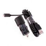 Зарядное устройство автомобильное (12-24V) Robiton App004 Car Charging Kit, 2.4A, шнур Lightning